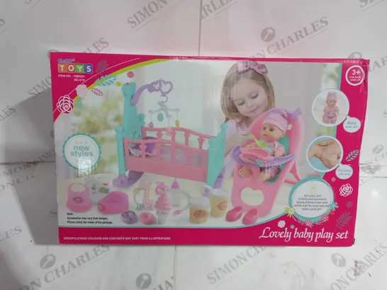 BOXED AND SEALED DEAO TOYS LOVELY BABY PLAY SET