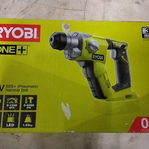 RYOBI 18V ONE+ SDS DRILL NO BATTERY