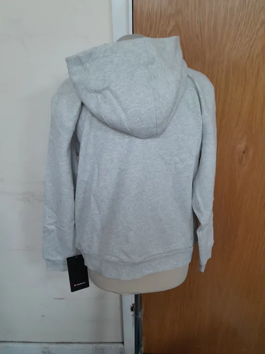 LULULEMON OVERSIZED HOODIE IN LIGHT GREY SIZE S