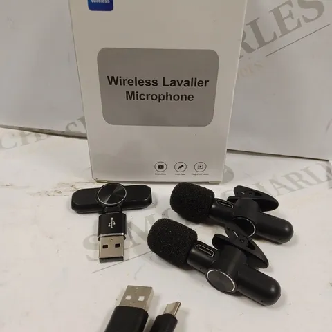 BOXED WIRELESS LAVALIER MICROPHONE 