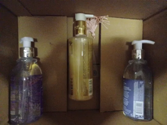 BOX OF APPROXIMATELY 10 ITEMS INCLUDING MILLEFIORI REED DIFFUSER, ELLEN STUDIO REED DIFFUSER AND GRACE COLE HAND WASH