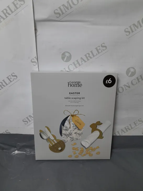 BOXED BRAND NEW GEORGE HOME EASTER TABLE SCAPING KIT X6