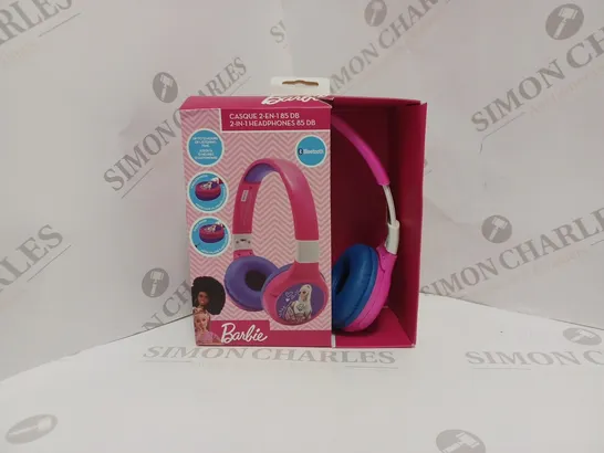 BOXED BARBIE 2-IN-1 HEADPHONES  RRP £24.99