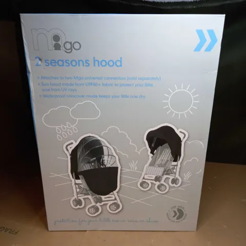 BOX OF 2 SEASONS HOODS FOR PRAMS 