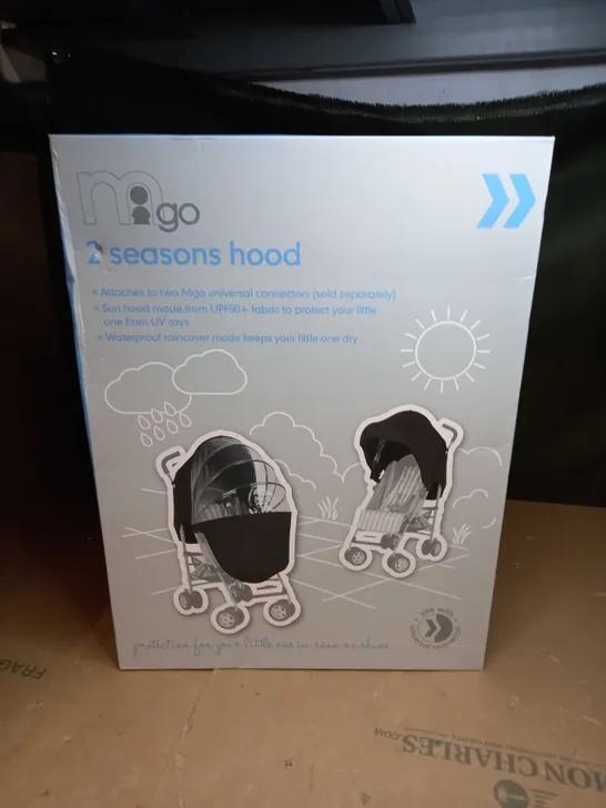 BOX OF 2 SEASONS HOODS FOR PRAMS 