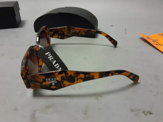 PRADA BROWN SUNGLASSES IN CASE