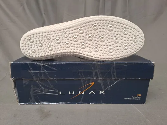 BOXED PAIR OF LUNAR SHOES IN MUSTARD UK SIZE 6