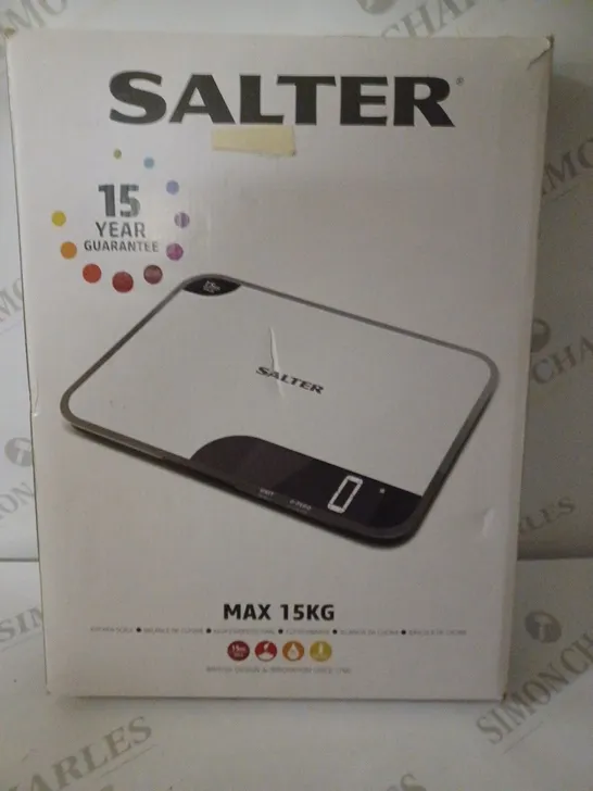 SALTER MAX 15KG KITCHEN SCALE 1079