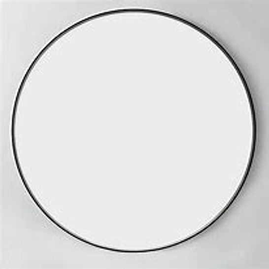 BOXED APARTMENT BLACK CIRCULAR MIRROR 