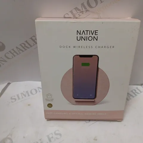 BOXED NATIVE UNION DOCK WIRELESS CHARGER