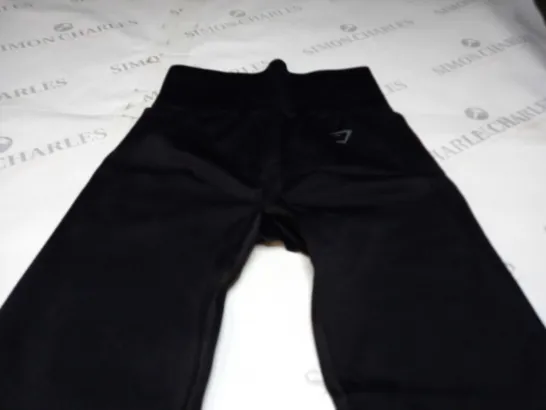 GYMSHARK TIGHT WOMENS JOGGERS IN BLACK - XS