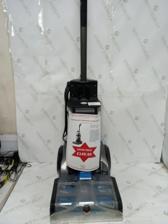 VAX PLATINUM SMARTWASH CARPET CLEANER WITH 2L CARPET WASH SOLUTION