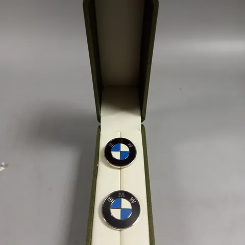 BOXED BMW BRANDED MENS CUFF LINKS 