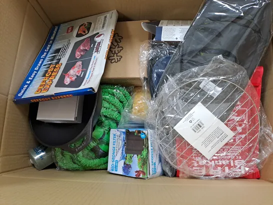 BOX OF ASSORTED HOUSEHOLD ITEMS