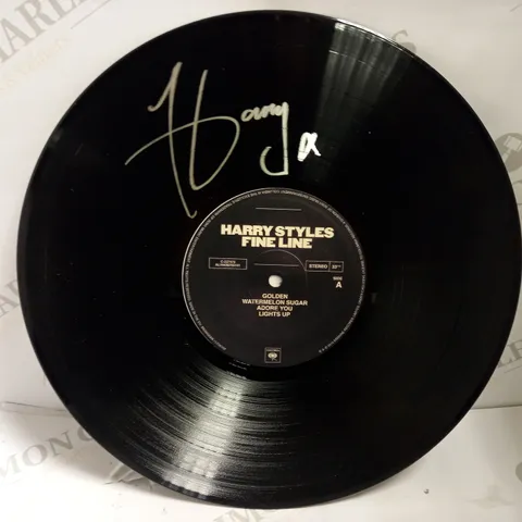 SIGNED HARRY STYLES FINE LINE VINYL