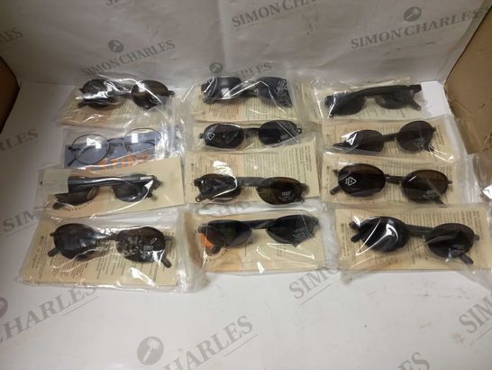 LOT OF APPROX 12 ASSORTED SUNGLASSES TO INCLUDE STING, VOGART 