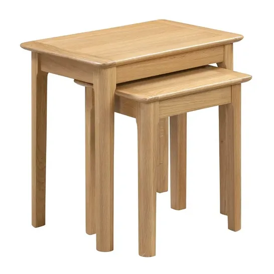 BOXED MAPLEVIEW 2 PIECE NEST OF TABLES (1 BOX)