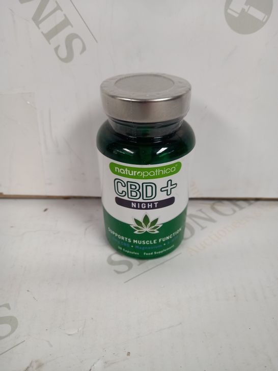 LOT OF APPROX 35 CBD+NIGHT FOOD SUPPLEMENT SUPPORTS MUSCLE FUNCTION