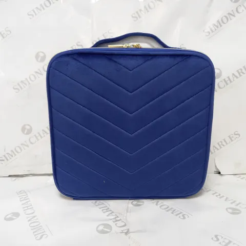 TILI VANITY CASE WITH ADJUSTABLE COMPARTMENTS ROYAL BLUE