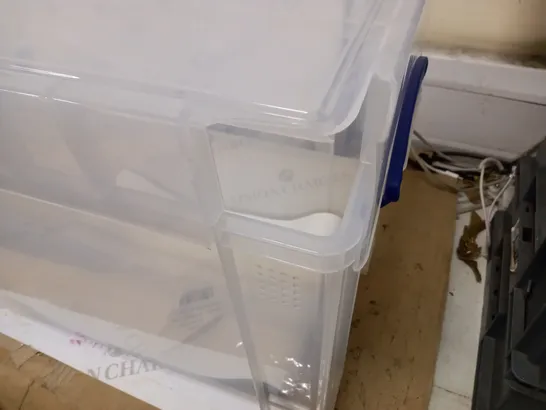 REALLY USEFUL STORAGE BOX 77 LITRE CLEAR