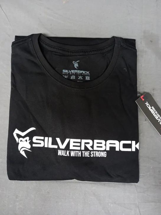 SILVERBACK VENTIS T-SHIRT IN BLACK SIZE 2XL