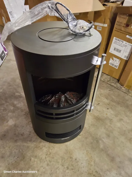 BOXED BEMODERN ELECTRIC CYLINDRICAL STOVE STYLE HEATER