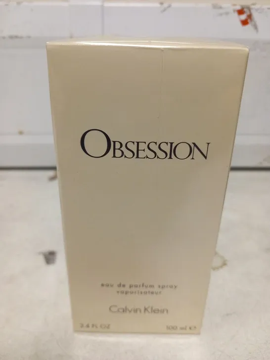 BOXED AND SEALED CALVIN KLEIN OBSESSION EAU DE PARFUM 100ML