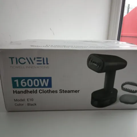 BOXED TICWELL 1600W HANDHELD CLOTHES STEAMER