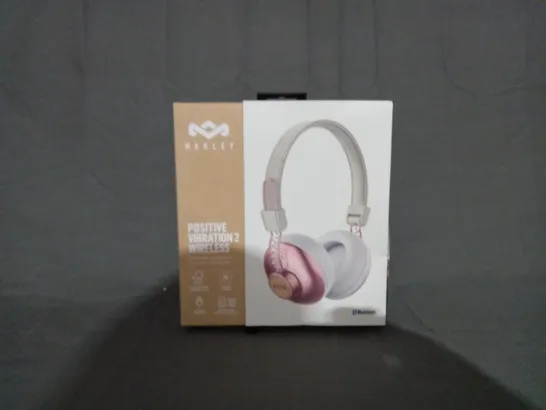 BOXED MARLEY POSITIVE VIBRATION 2 WIRELESS BLUETOOTH HEADPHONES