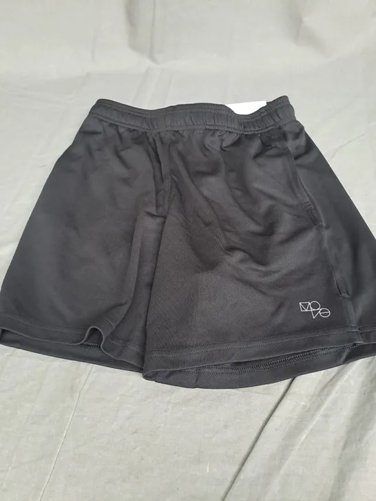 H&M MOVE TRAINING SHORTS IN BLACK - XS