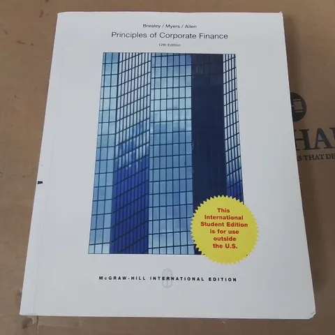 PRINCIPLES OF CORPORATE FINANCE 12TH EDITION