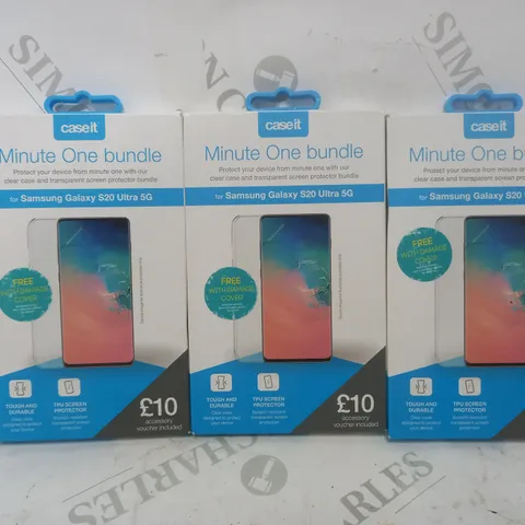 BOX OF APPROX 100 CASE IT MINUTE ONE BUNDLE FOR SAMSUNG GALAXY S20 ULTRA 5G