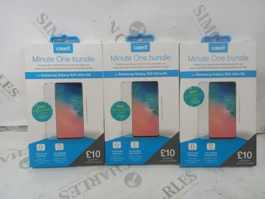 BOX OF APPROX 100 CASE IT MINUTE ONE BUNDLE FOR SAMSUNG GALAXY S20 ULTRA 5G