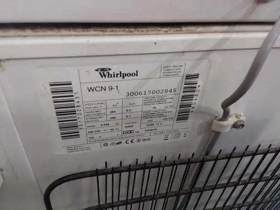 WHIRLPOOL 9.3 c ft CHEST FREEZER