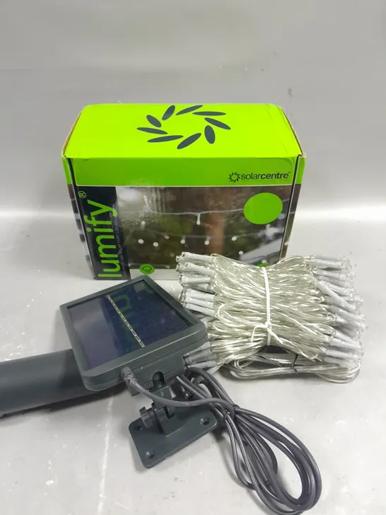 BOXED SOLAR CENTRE LUMIFY LED STRING LIGHTS 