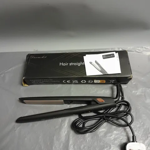 BOXED DASIMIKET HAIR STRAIGHTENER IN BLACK