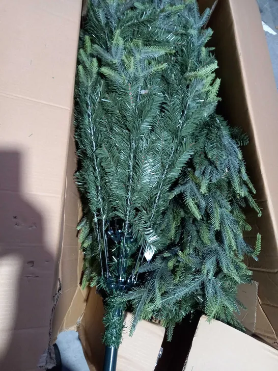 BOXED 7FT SHERWOOD REAL LOOK FULL CHRISTMAS TREE - COLLECTION ONLY RRP £274.99