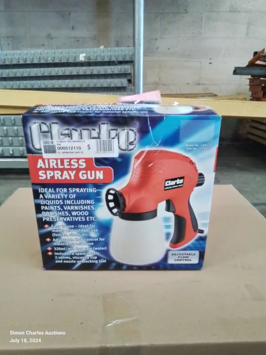 CLARKE AIRLESS SPRAY GUN