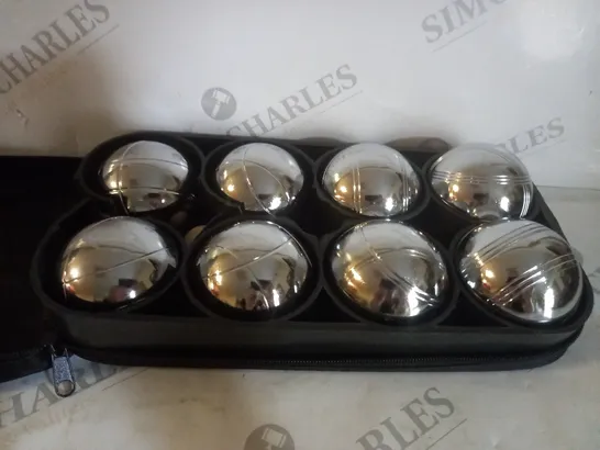 REDWOOD LEISURE 8PC STEEL FRENCH BOULES SET