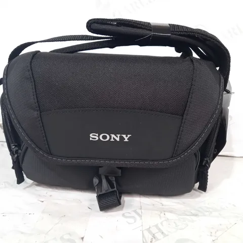 SONY LCS-U21 SOFT CARRYING CASE IN BLACK