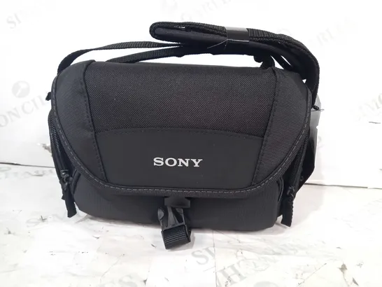 SONY LCS-U21 SOFT CARRYING CASE IN BLACK