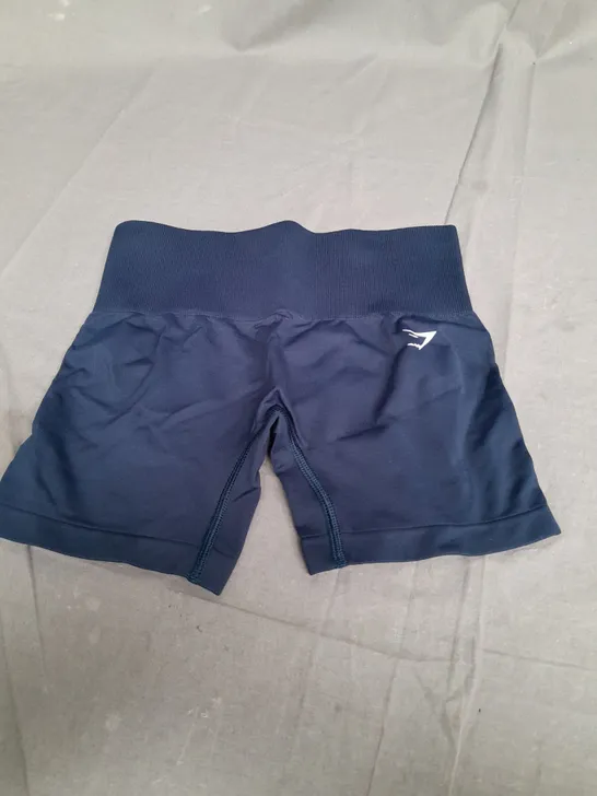 GYMSHARK EVERYDAY SEAMLESS SHORTS IN NAVY - XS