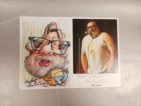 RICKY TOMLINSON SIGNED PHOTOGRAPHIC AND LIMITED EDITION ART PRINT