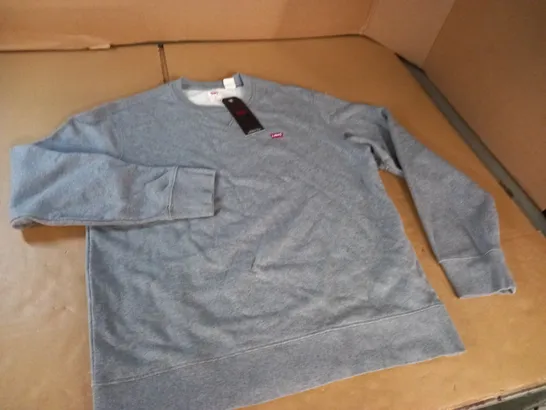 LEVIS GREY CREW JUMPER - M