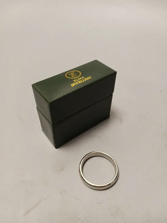 ELMA JEWELLERY MENS TITANIUM RING 