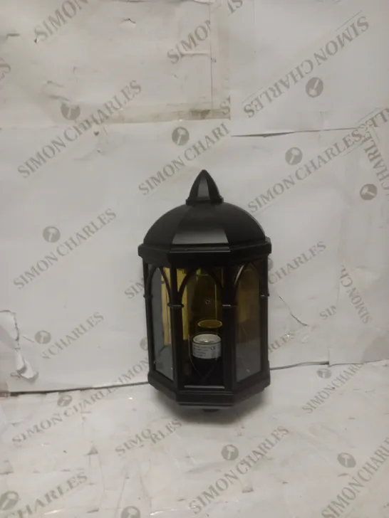 ENDON VICTORIAN INSPIRED OUTDOORS WALL-HANGING WALL LIGHT FITTING IN BLACK, MAX WATT 60W E27 240V 50HZ