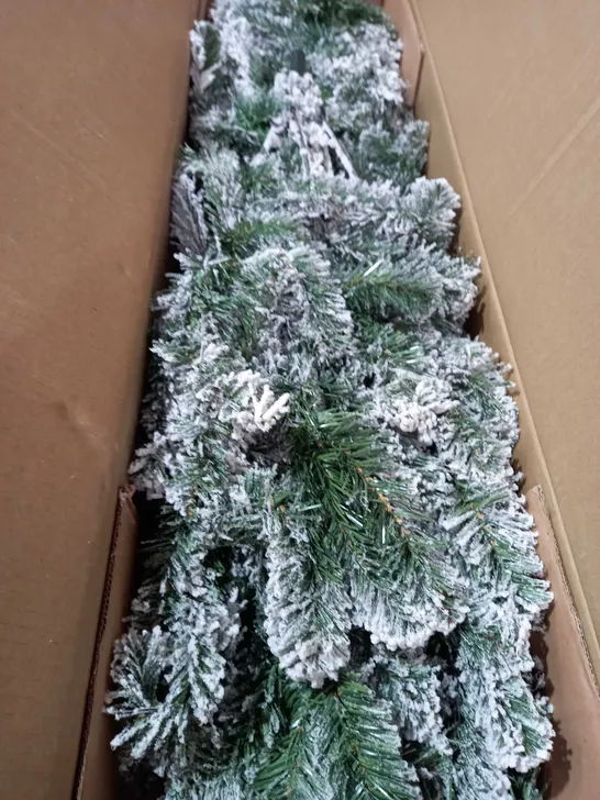 BOXED 7FT FLOCKED EMPEROR TREE - COLLECTION ONLY RRP £139