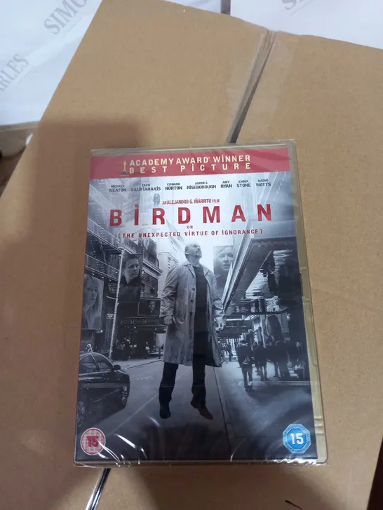 LOT OF APPROX 145 'AMERICAN HUSTLE' BLU-RAYS, 'KAJAKI' DVDS AND 'BIRDMAN' DVDS