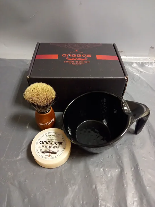 BOXED ANBBAS SHAVING BRUSH SUIT