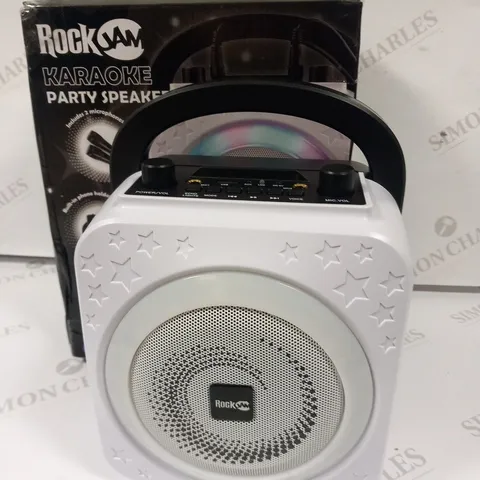 BOXED ROCKJAM KARAOKE PARTY SPEAKER RJPS150-BK